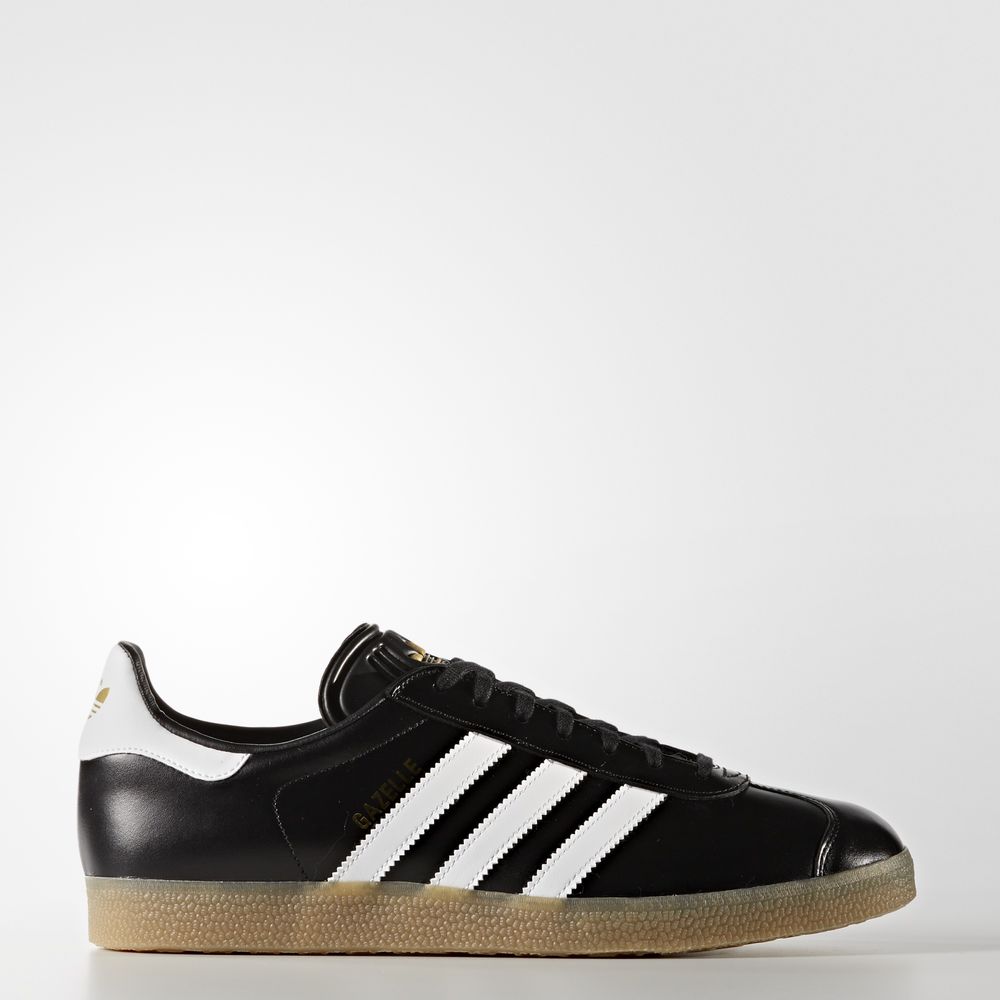 Adidas Gazelle - Originals γυναικεια - Μαυρα/Ασπρα/Χρυσο Χρωμα Μεταλλικός,Μέγεθος: EU 36 – 54 2/3 (6